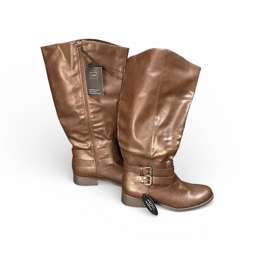 NWT STYLE & CO MALIAA BUCKLE RIDING BOOT